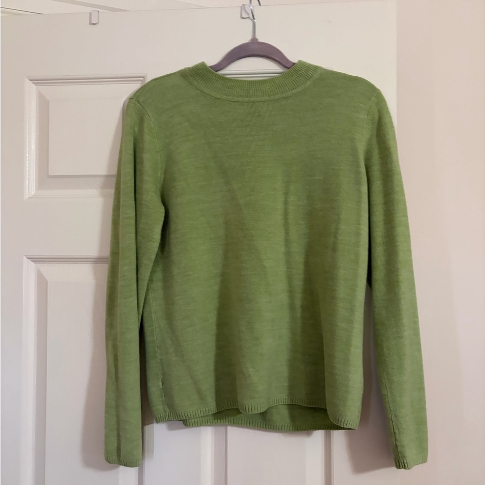 Kim Rogers Light Green Knit Top